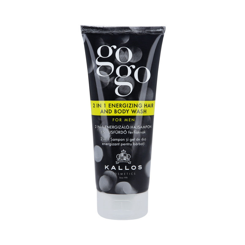 KALLOS GOGO MEN Gel lavant rafraîchissant corps et cheveux 2en1 200ml