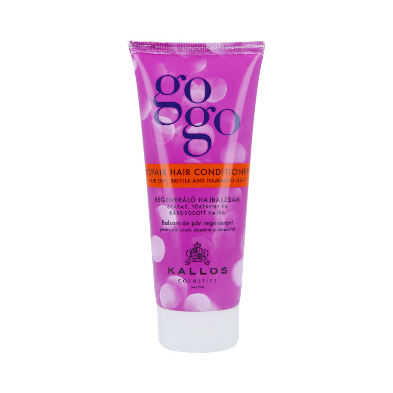 KALLOS GOGO REPAIR Après-shampooing pour cheveux secs et abîmés 200ml