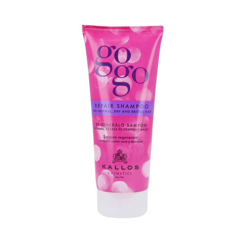 KALLOS GOGO REPAIR Shampoing pour cheveux secs et abîmés 200ml