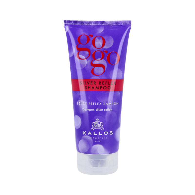 KALLOS GOGO SILVER Shampoing violet pour cheveux gris et blonds 200ml