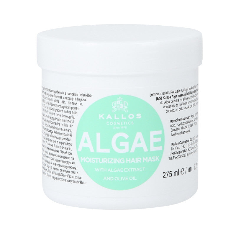 KALLOS KJMN ALGAE Masque capillaire hydratant aux algues 275 ml