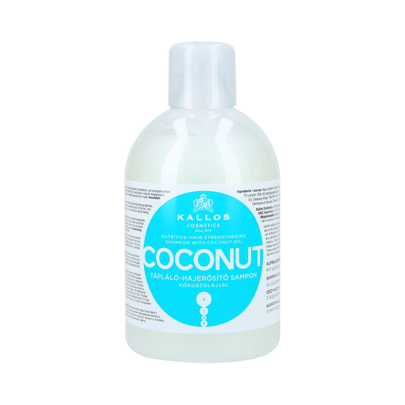 KALLOS KJMN Coconut Shampooing nourrissant et fortifiant 1000ml