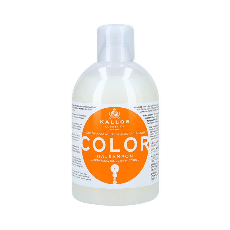 KALLOS KJMN Color szampon do włosów farbowanych 1000ml