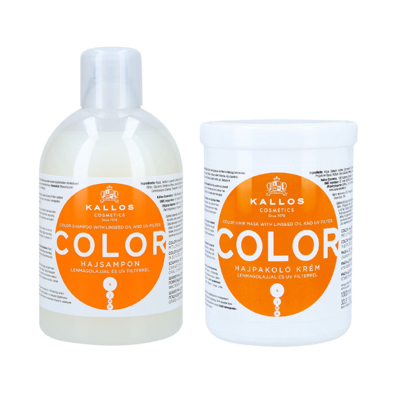 Kallos Color Shampooing 1000ml + Masque 1000ml
