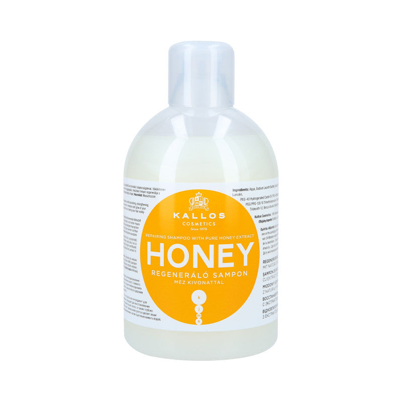 KALLOS KJMN Shampooing Reconstituant au Miel 1000ml