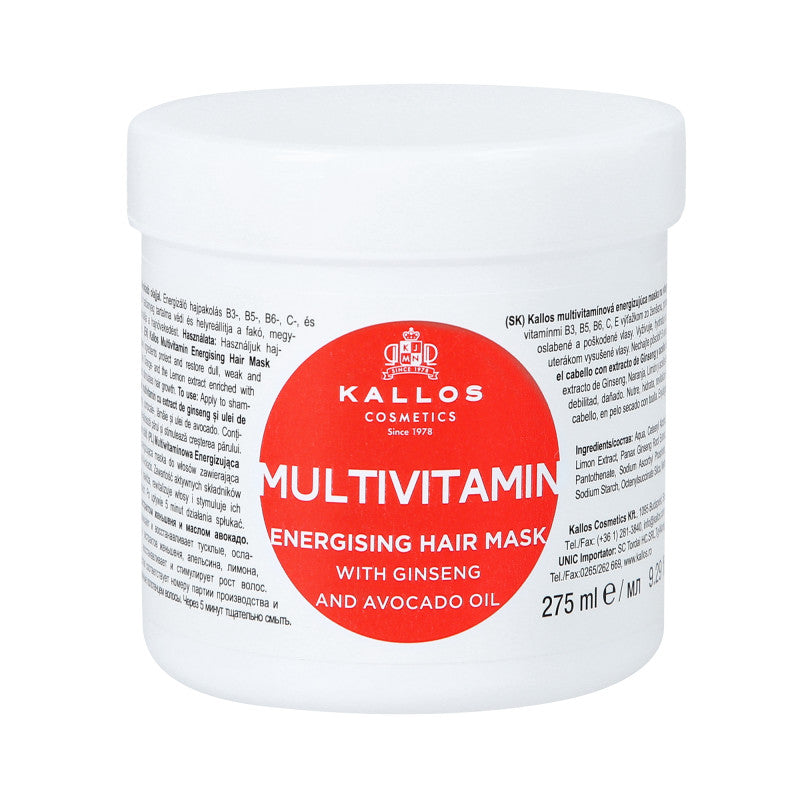 KALLOS KJMN MULTIVITAMIN Masque énergisant 275ml