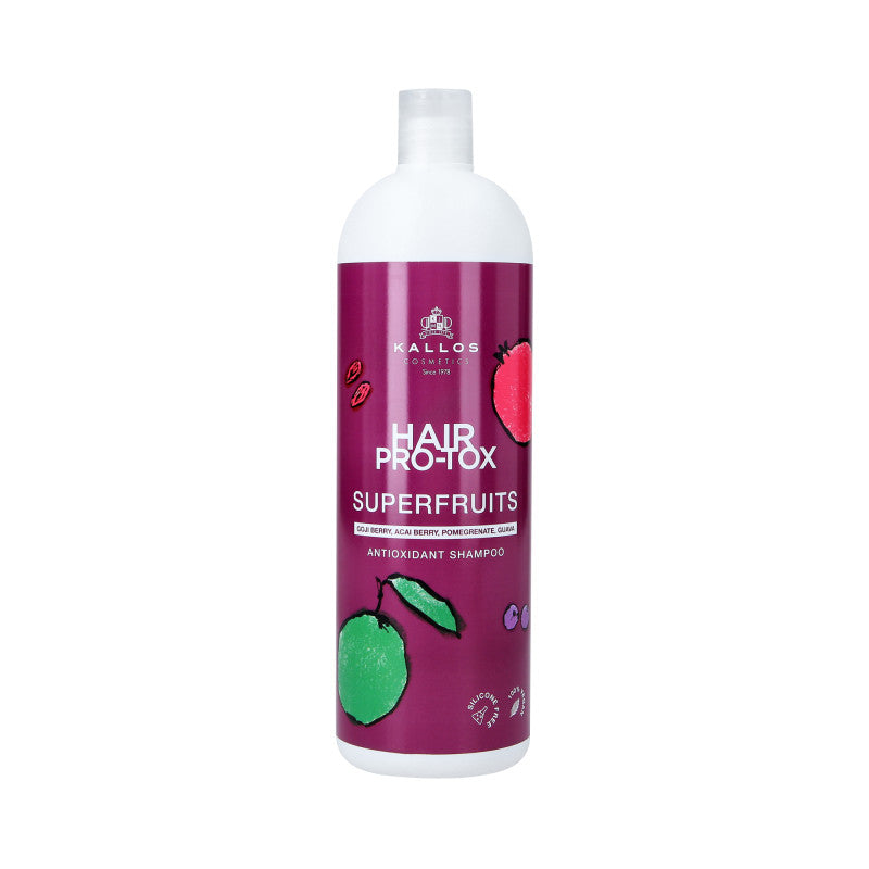 KALLOS KJMN PRO-TOX SUPERFRUITS Shampoing 1000 ml