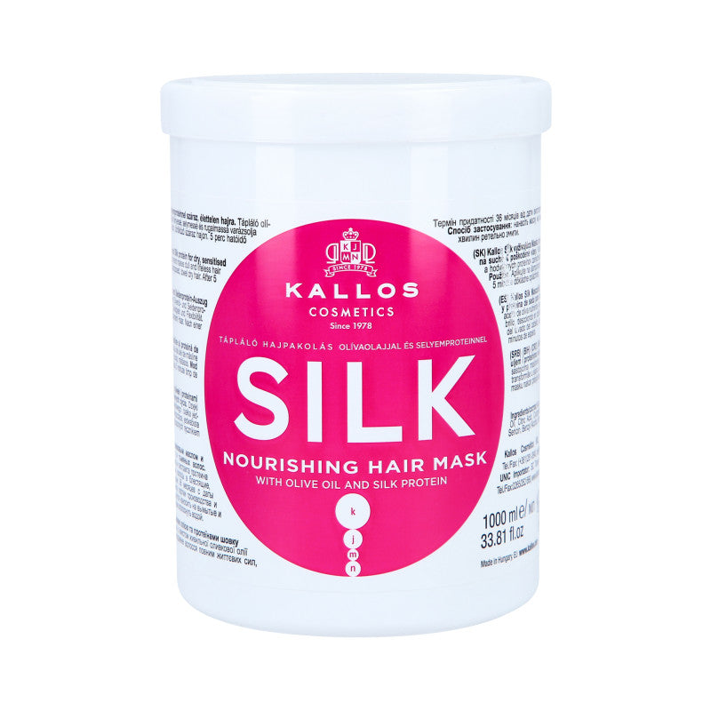 Kallos Silk Masque pour cheveux ternes 1000ml