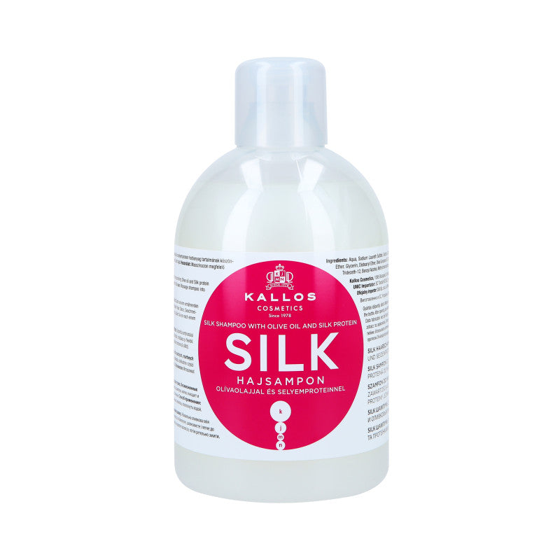 Kallos Silk Shampooing pour cheveux ternes 1000 ml