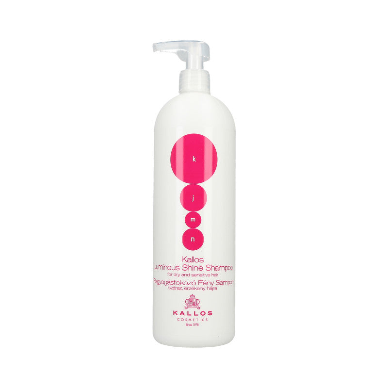 Kallos KJMN Shampooing pour cheveux secs et ternes 1000ml