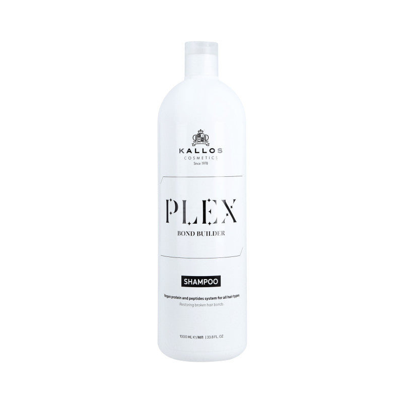 KALLOS PLEX BOND BUILDER Shampoing cheveux aux protéines végétales et peptides 1000ml