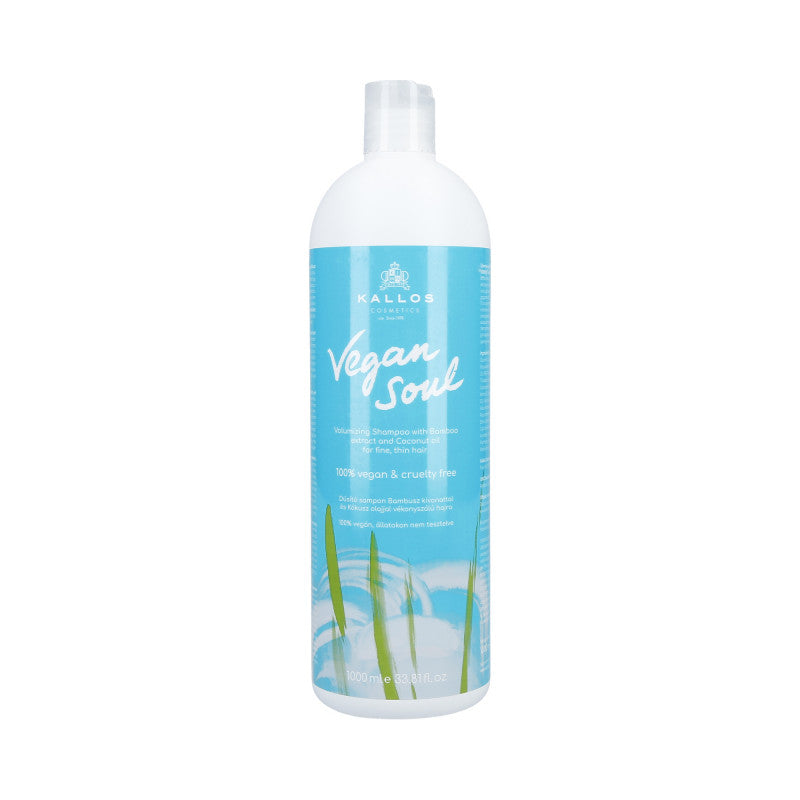 KALLOS VEGAN SOUL  Shampooing volumisant 1000ml