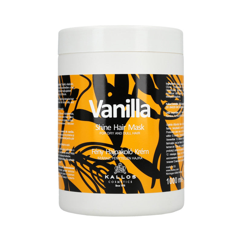KALLOS Wanilia Masque pour cheveux secs/ternes 1000ml