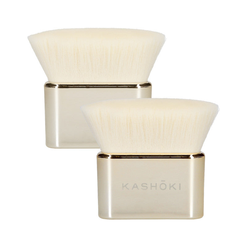 Brosche Kabuki Pinsel – Professioneller Puderpinsel Aus Synthetischen Borsten, Made In Italy