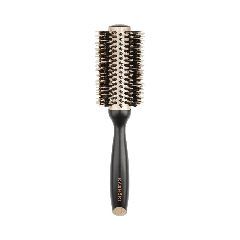 Kashōki Natural Beauty Wooden Round Brush Brosse à cheveux ø 28 mm