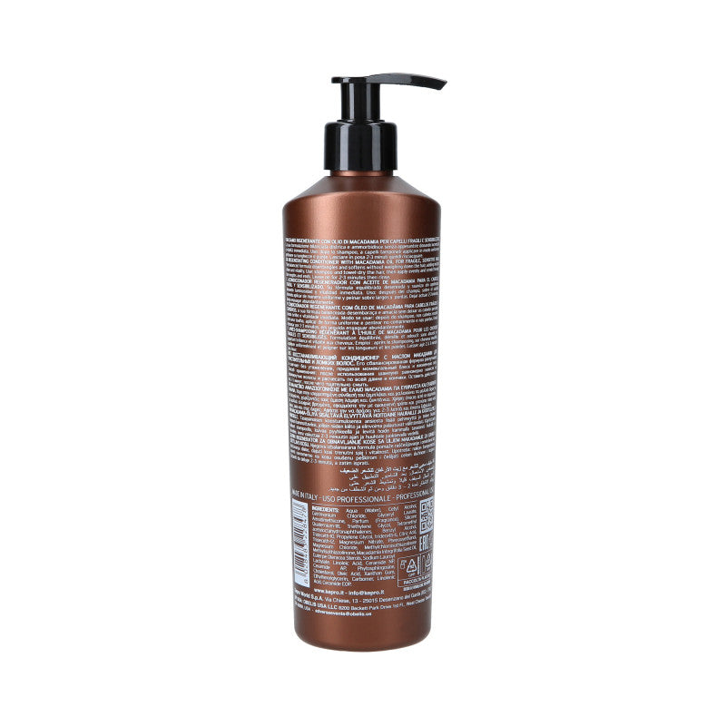 KAYPRO MACADAMIA Après-shampoing régénérant pour cheveux fins et cassants 1000 ml