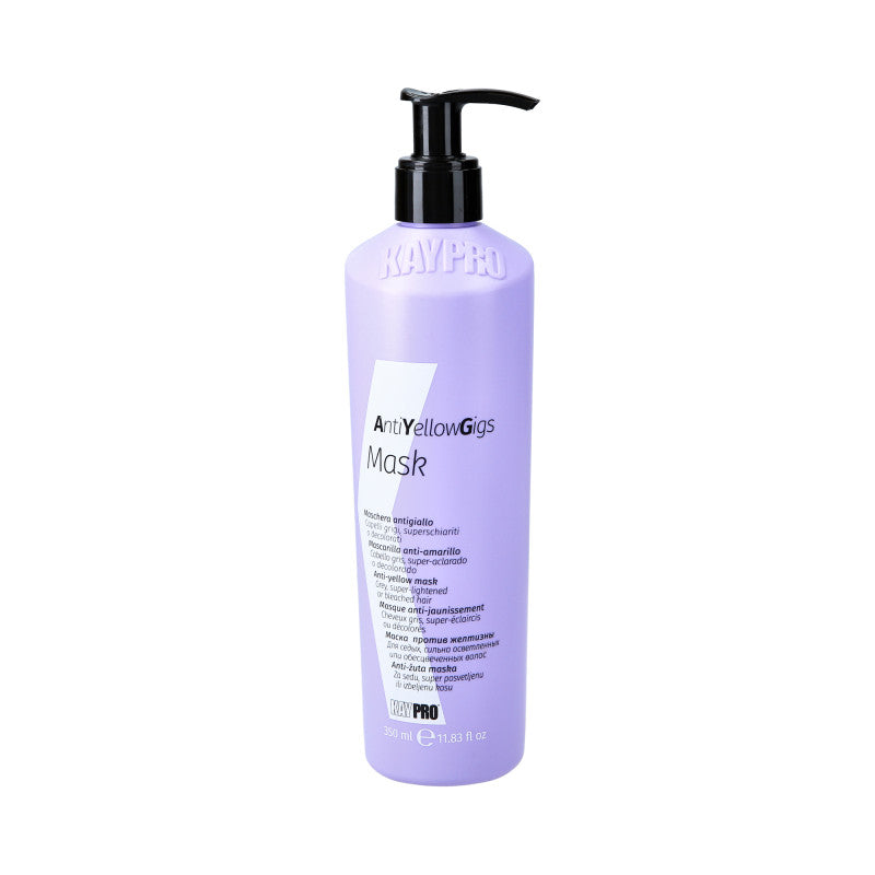 KAYPRO ANTI YELLOW GIGS Masque Violet pour Cheveux Blonds et Gris 350 ml