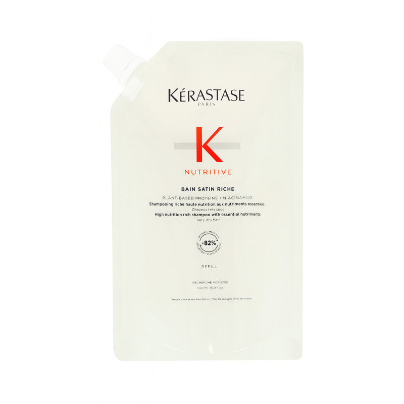 KÉRASTASE NUTRITIVE BAIN SATIN RICHE REFILLBain nourrissant enrichi pour cheveux très secs, normaux et épais 500 ml