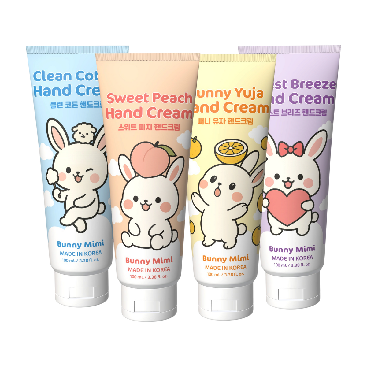 BUNNY MIMI Coffret crème pour les mains, 4 x 100 ml