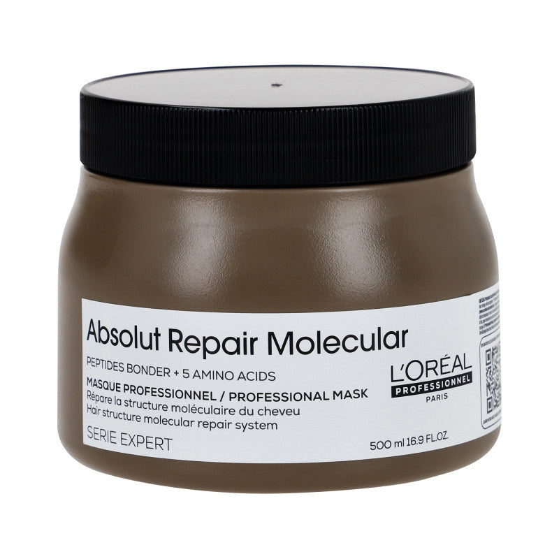 L'OREAL PROFESSIONNEL ABSOLUT REPAIR MOLECULAR Masque capillaire intensément régénérant 500ml