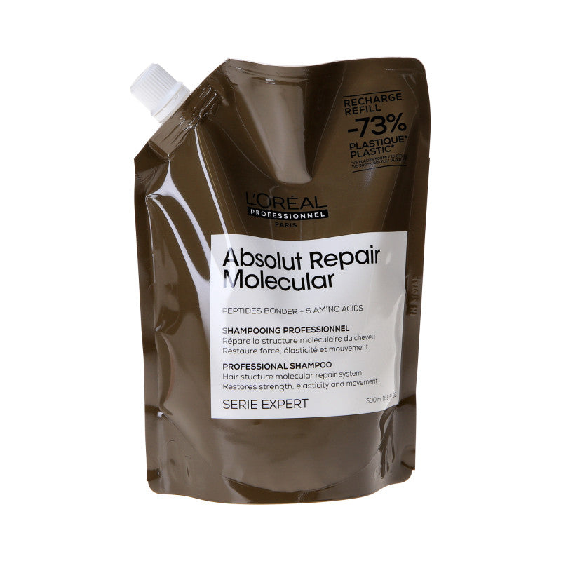 L'OREAL PROFESSIONNEL ABSOLUT REPAIR MOLECULAR REFILL Wzmacniający szampon do włosów zniszczonych 500ml