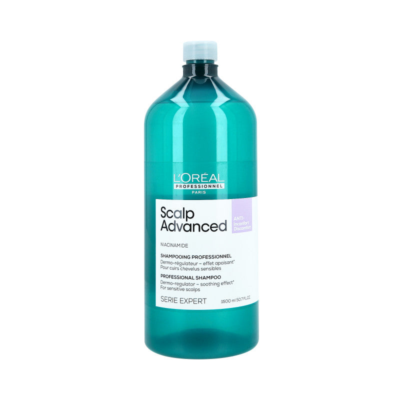 L'OREAL PROFESSIONNEL SCALP ADVANCED ANTI DISCOMFORT Shampooing apaisant pour cuir chevelu sensible 1500ml