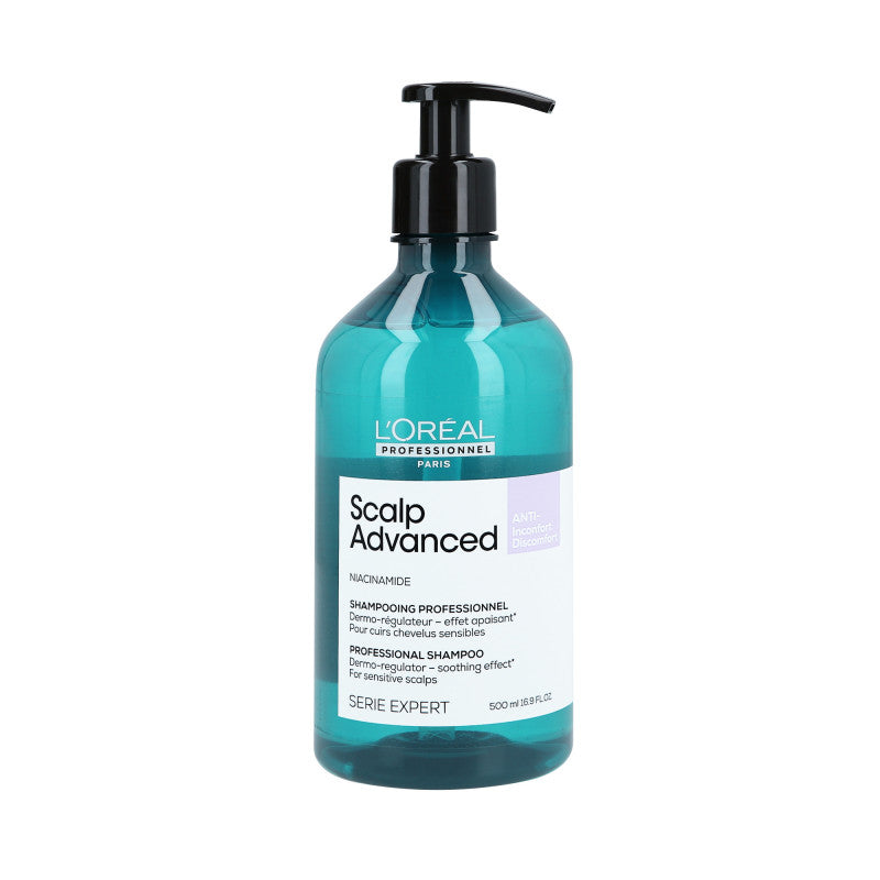 L'OREAL PROFESSIONNEL SCALP ADVANCED ANTI DISCOMFORT Shampooing apaisant pour cuir chevelu sensible 500ml