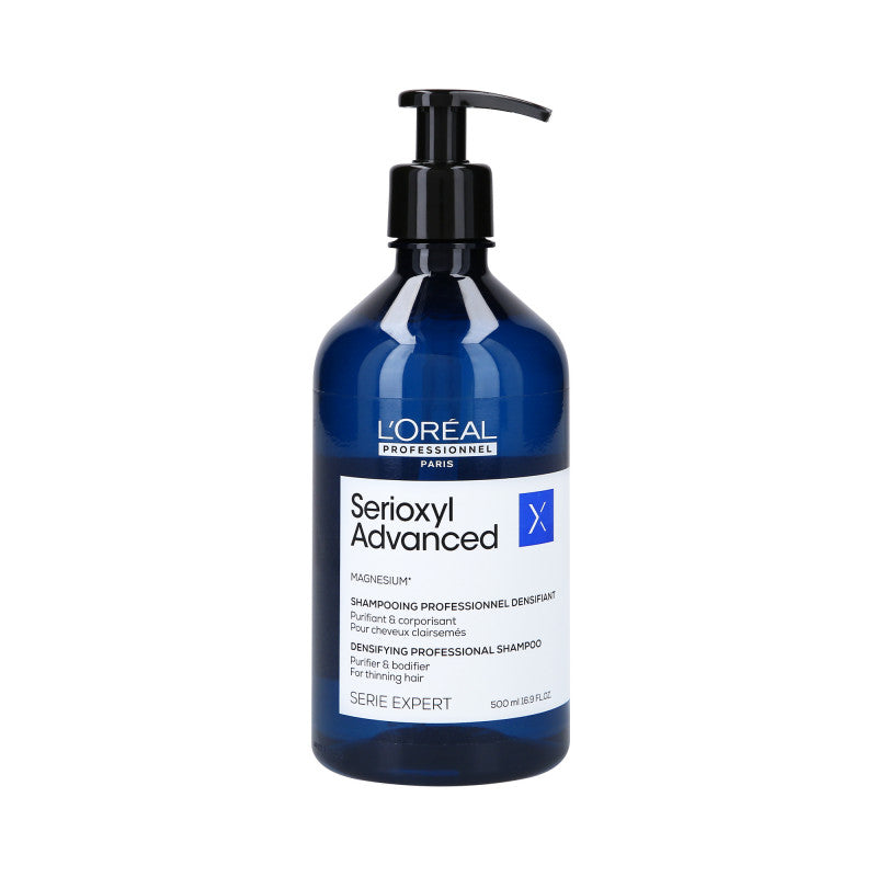 L'OREAL PROFESSIONNEL SERIOXYL ADVANCED Shampoing nettoyant et épaississant pour cheveux 500ml
