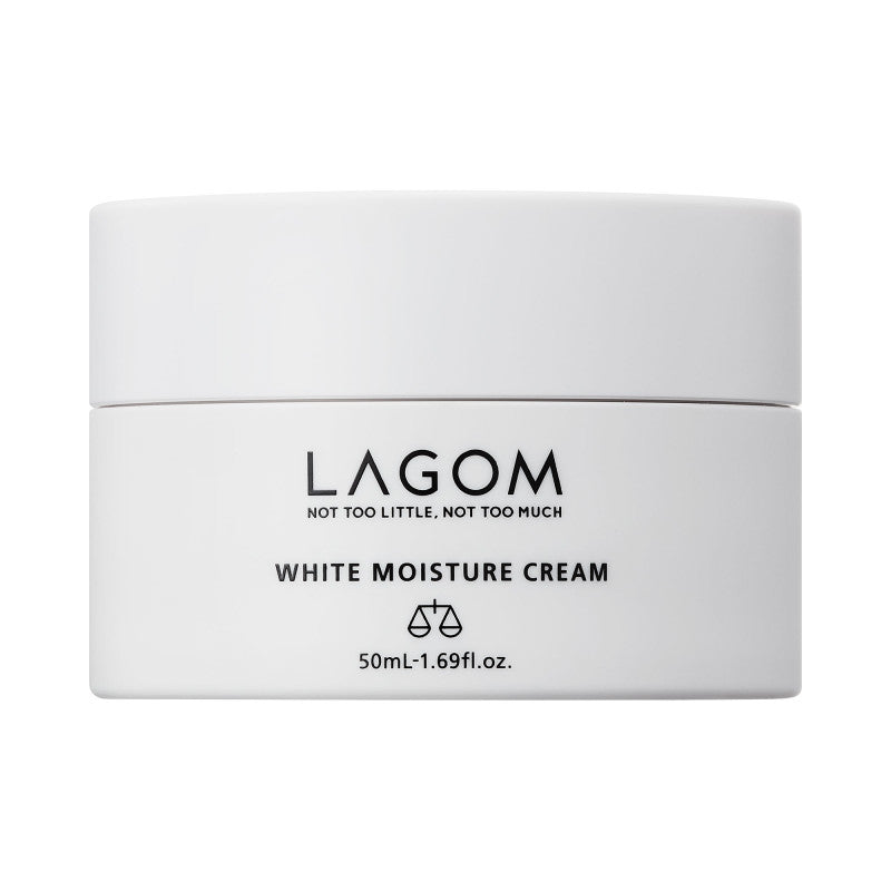 LAGOM WHITE Crème hydratante éclaircissante pour peaux ternes et irrégulières 50 ml