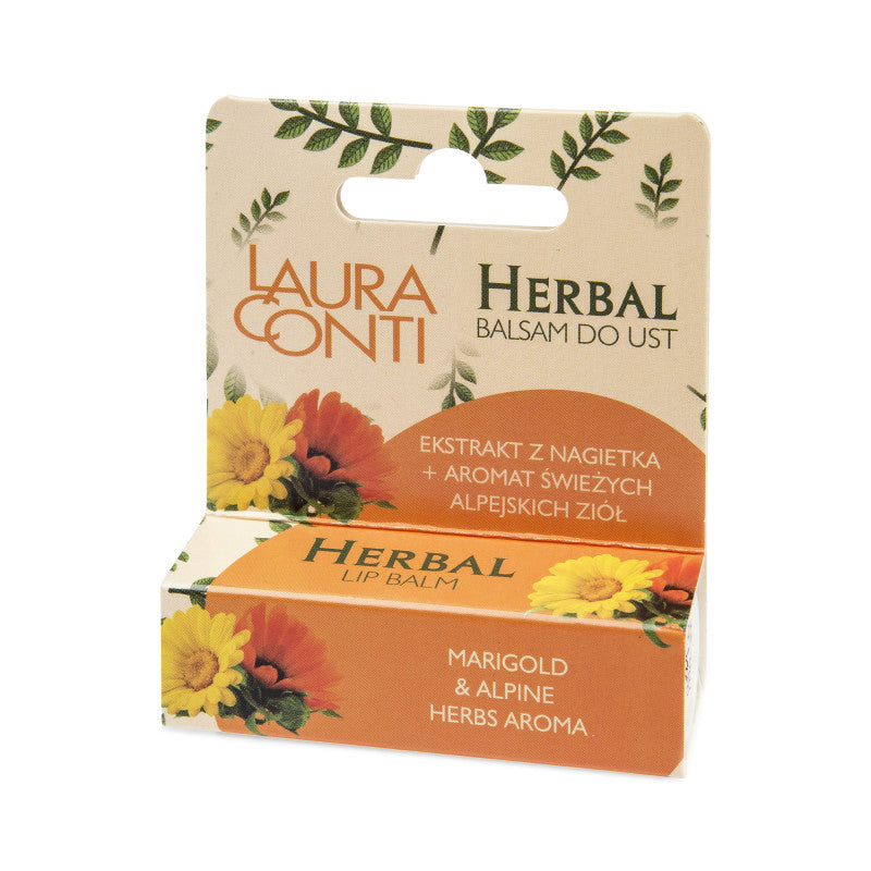 LAURA CONTI HERBAL Baume à lèvres protecteur à l'extrait de calendula 4,8 g