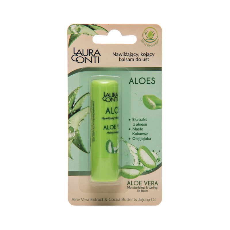 LAURA CONTI Baume à lèvres hydratant à l'aloe vera 4,8 g