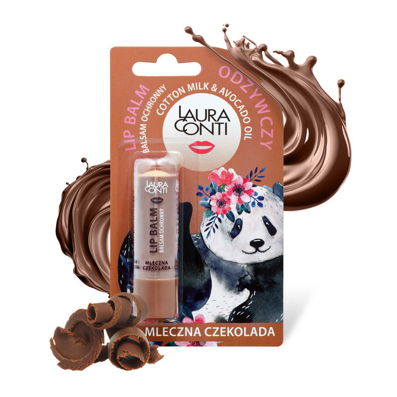 LAURA CONTI Baume à lèvres nourrissant et protecteur Chocolat au lait 4,8 g