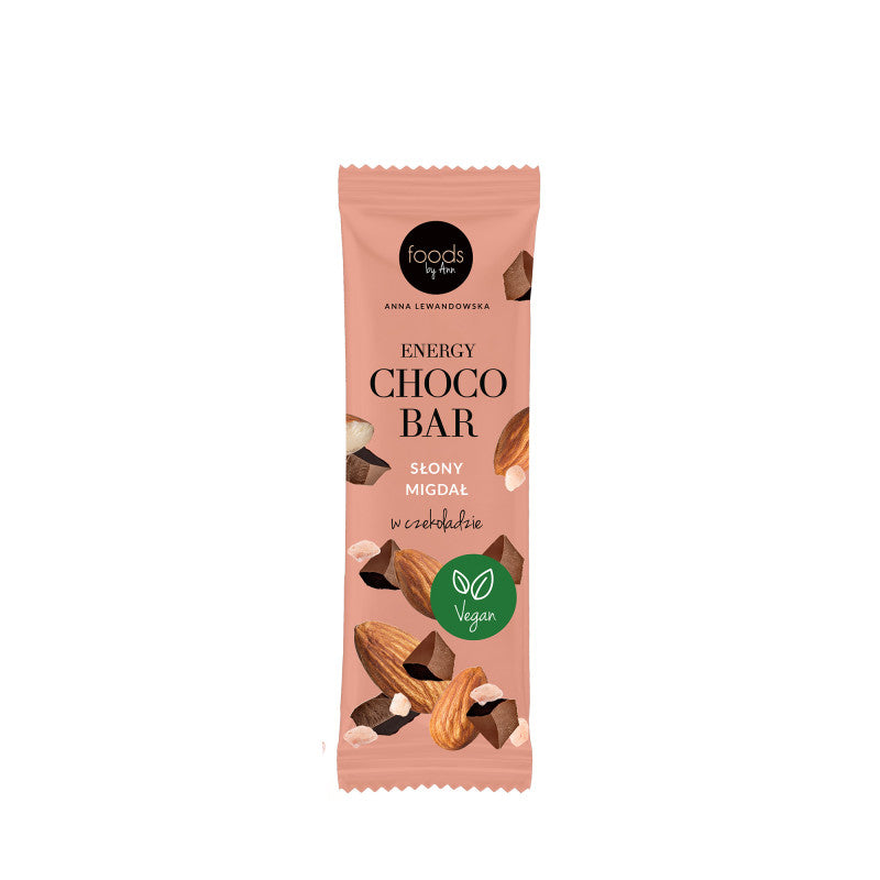 LEVANN FOODS BY ANN Barre énergétique au chocolat, amandes salées 35 g