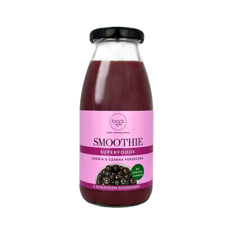 LEVANN FOODS BY ANN SMOOTHIE Cocktail de fruits naturels, Aronia et Cassis 250 ml