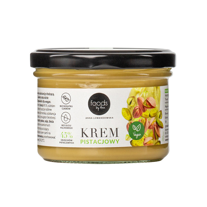 LEVANN FOODS BY ANN CREAM PISTACHIO Pâte de pistache vegan 45% pistaches 200g