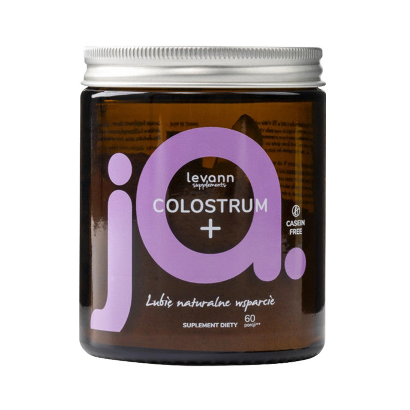 LEVANN « jA » SUPPLEMENTS COLOSTRUM + Complément alimentaire soutenant l'immunité et le système digestif 60g