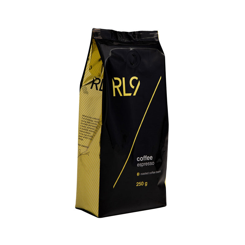 LEVANN RL9 COFFEE ESPRESSO GRAINS DE CAFÉ TORRÉFIÉS Café torréfié naturellement 100% Arabica 250g