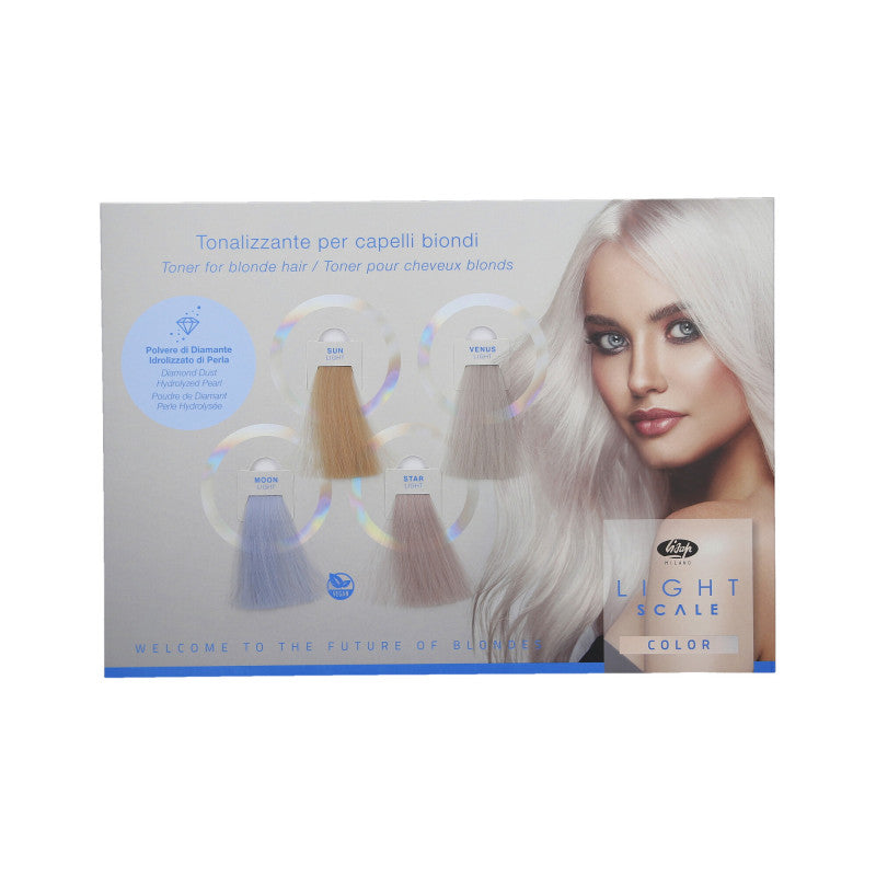 LISAP LIGHT SCALE Tintura per capelli Cartella colori