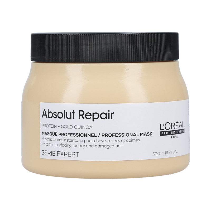 L’OREAL PROFESSIONNEL ABSOLUT REPAIR Masque restructurant Gold Quinoa + Protein 500ml