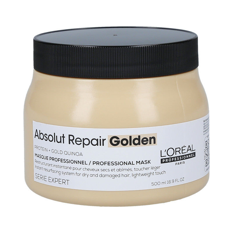 L’OREAL PROFESSIONNEL ABSOLUT REPAIR GOLDEN Gold Quinoa + Protein Masque restructurant pour cheveux abîmés 500ml