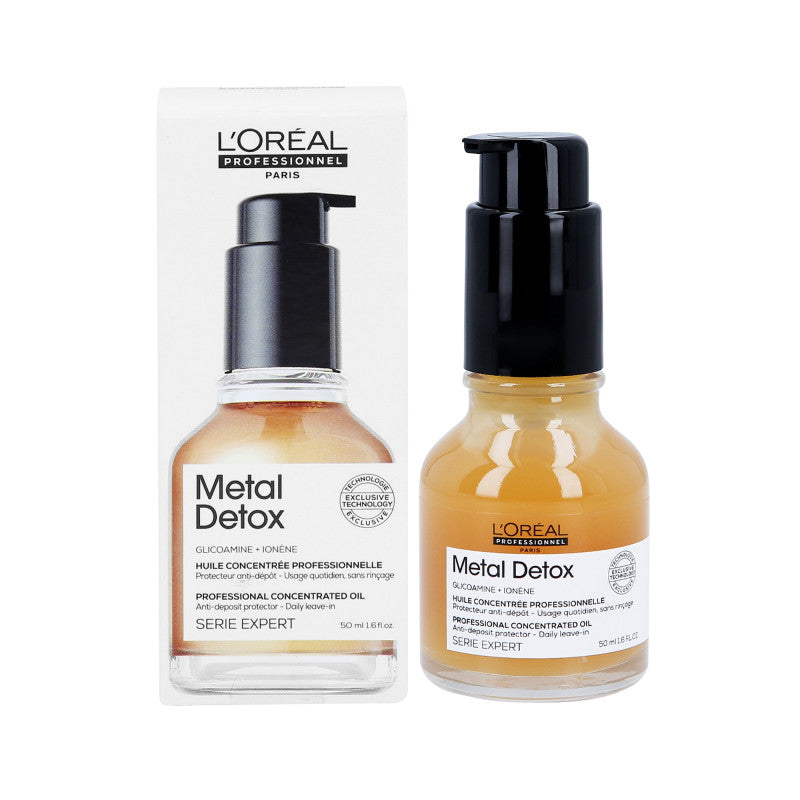 L'OREAL PROFESSIONNEL METAL DETOX Huile concentrée protectrice cheveux 50ml