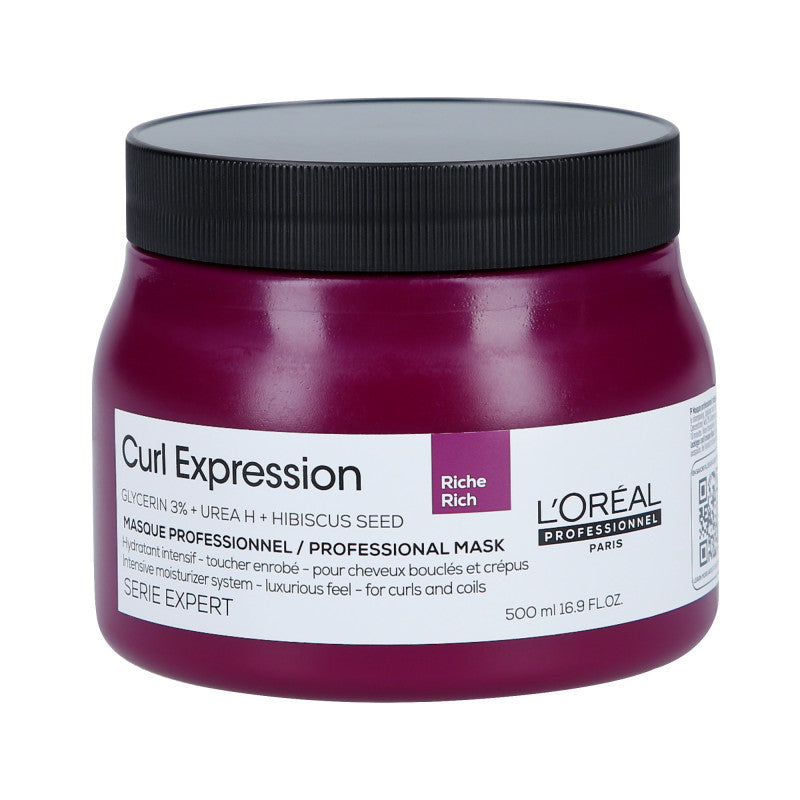 L’OREAL PROFESSIONNEL SERIE EXPERT CURL EXPRESSION RICH Masque hydratant intensif pour cheveux bouclés 500ml