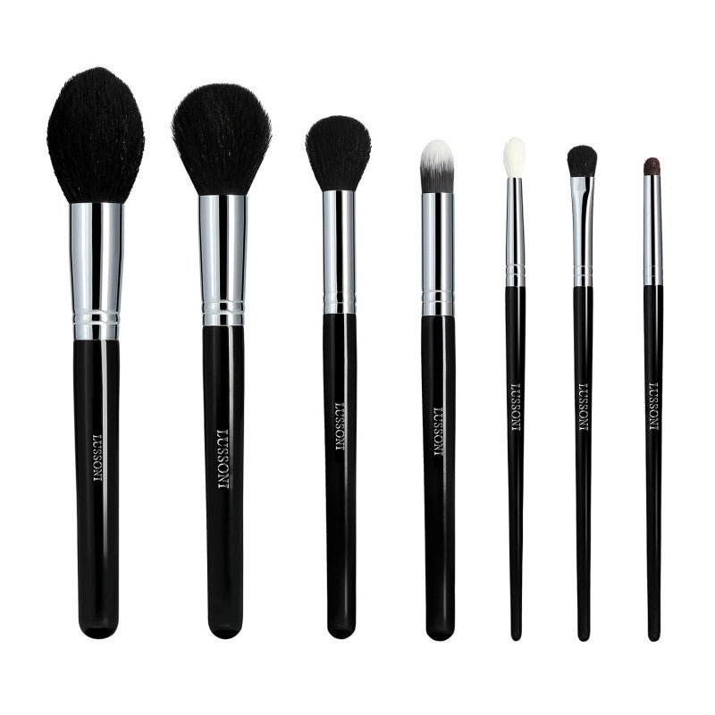 LUSSONI Beauty Queen - Set de Pinceaux à maquillage professionnels 7 Pcs
