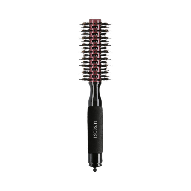 LUSSONI Natural Style Wooden Round Brush, Ø 22 mm Brosse à cheveux