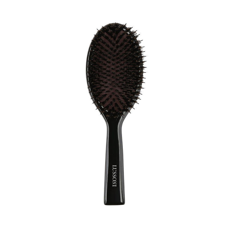 LUSSONI Natural Style Drewniana szczotka do włosów – Oval