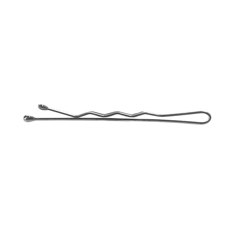 LUSSONI Epingles à cheveux dentelées, 4 cm, Argentées, 250 pcs.