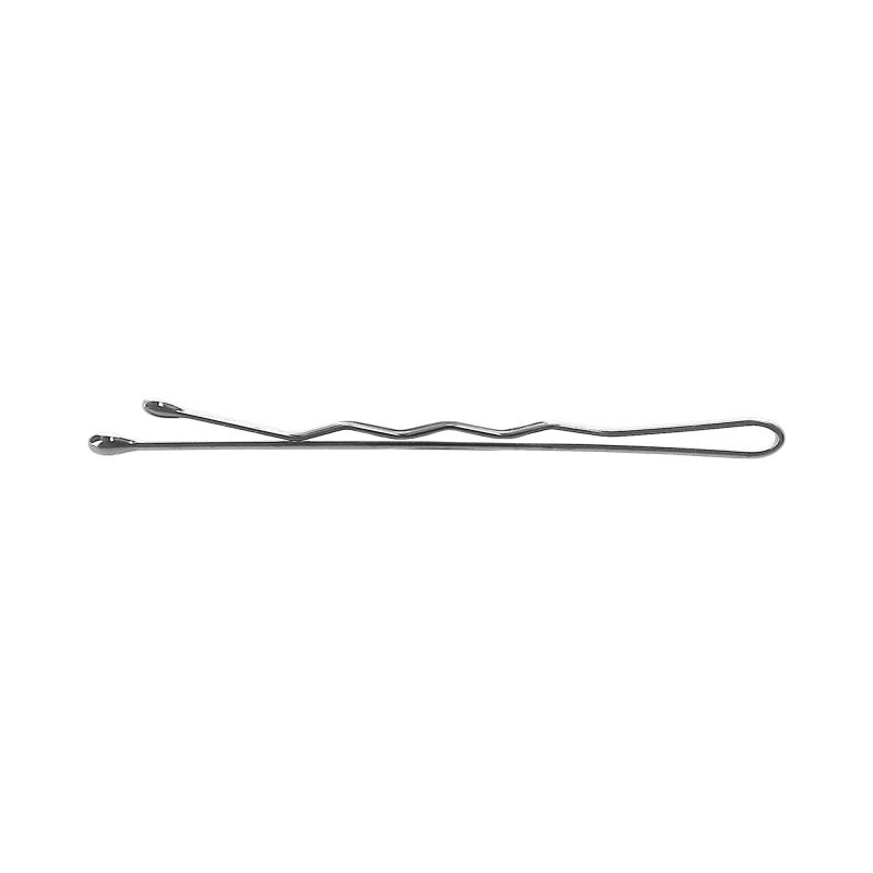 LUSSONI Epingles à cheveux dentelées, 6 cm, Argentées, 250 pcs.