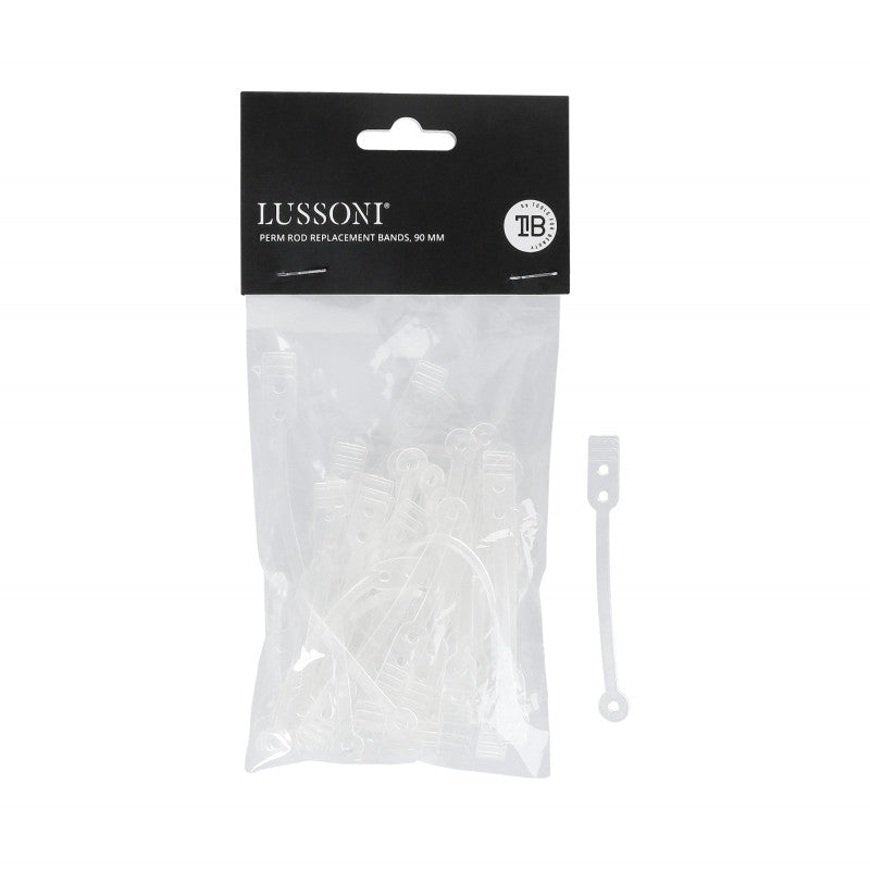 LUSSONI Élastiques pour bigoudis à permanent, 90 mm, 50 pièces