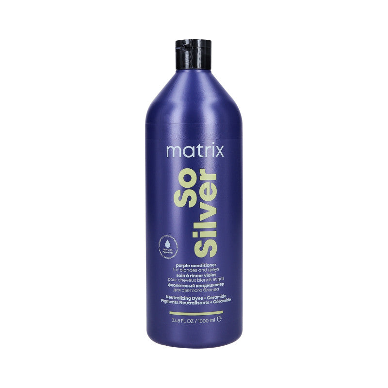 MATRIX TOTAL RESULTS COLOR OBSESSED SO SILVER Revitalisant traitement ciblé cheveux blonds et gris 1000ml