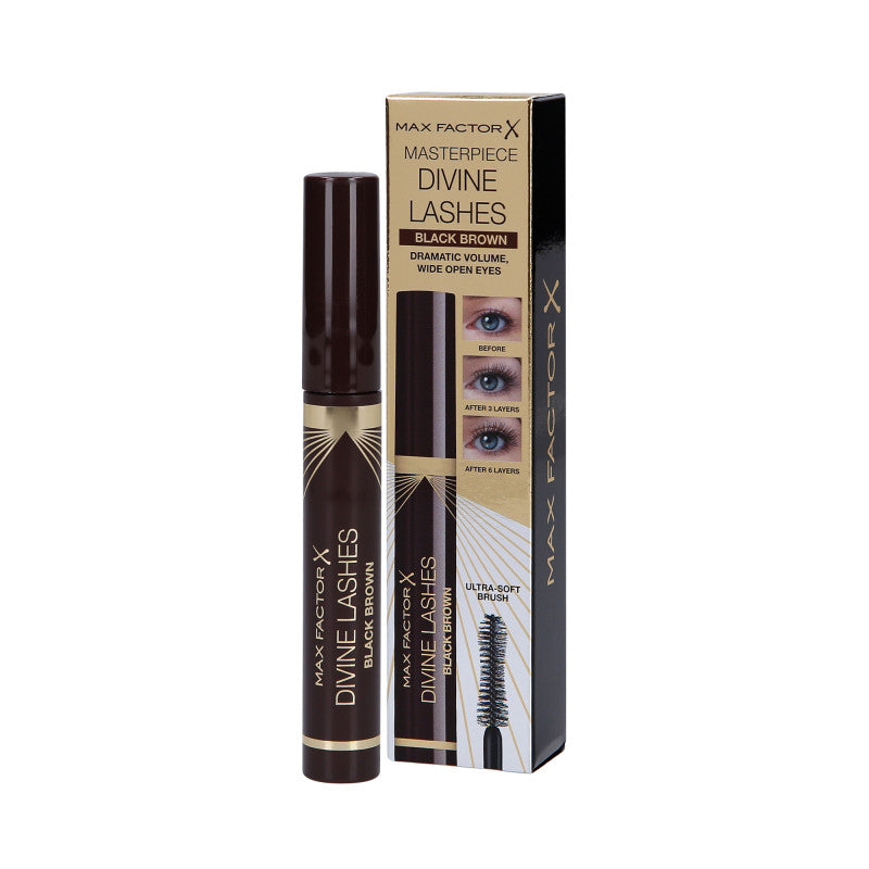 MAX FACTOR Divine Lashes Mascara Volume 002 Black Brown 8ml